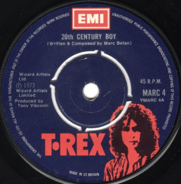 Album Cover Art for 20th Century Boy
