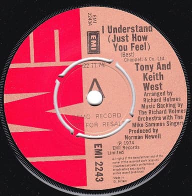 Album Cover Art for I Understand (Just How You Feel)