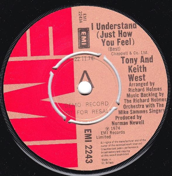 Album Cover Art for I Understand (Just How You Feel)