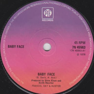 Album Cover Art for Baby Face