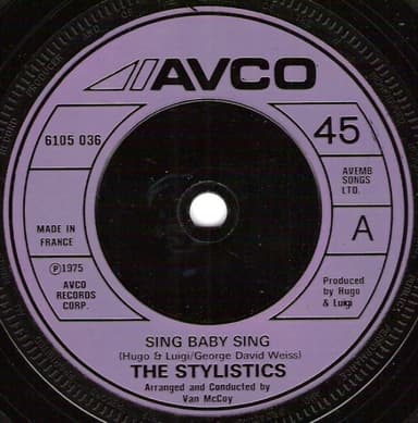 Album Cover Art for Sing Baby Sing