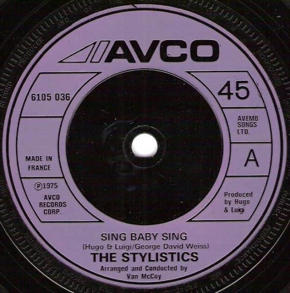Album Cover Art for Sing Baby Sing