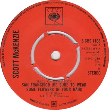 Album Cover Art for San Francisco (Be Sure To Wear Some Flowers In Your Hair)