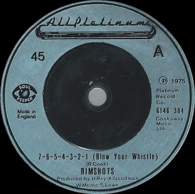 Album Cover Art for 7-6-5-4-3-2-1 (Blow Your Whistle)