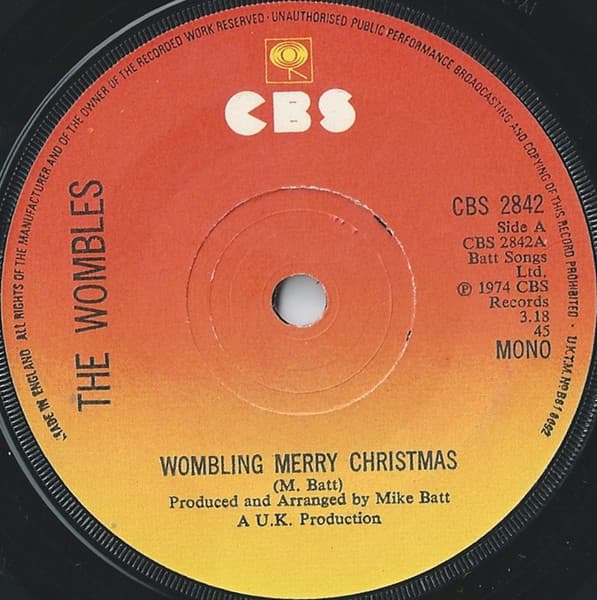 Album Cover Art for Wombling Merry Christmas