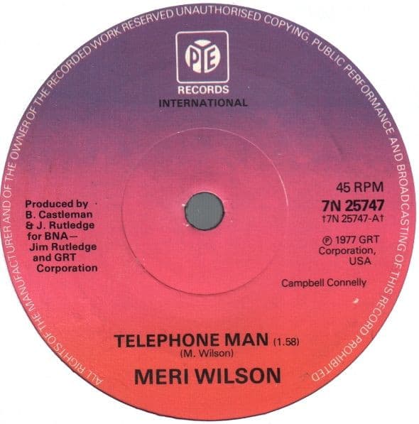 Album Cover Art for Telephone Man