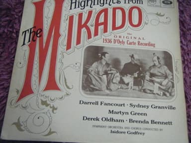 Album Cover Art for Highlights From The Mikado