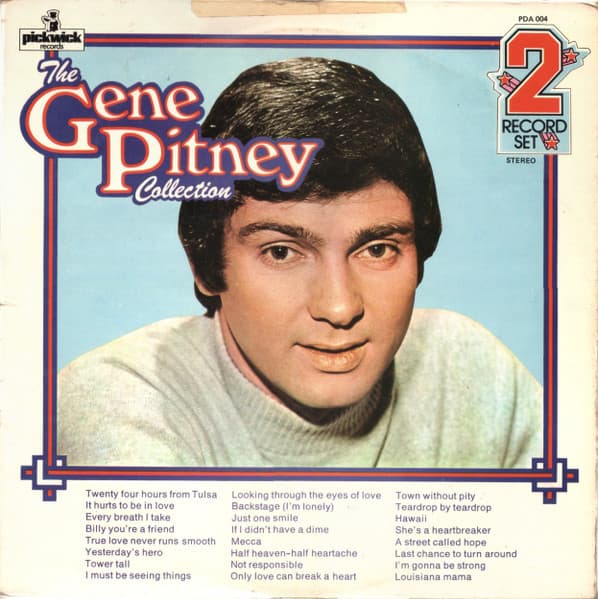 Album Cover Art for The Gene Pitney Collection