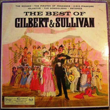 Album Cover Art for The Best Of Gilbert & Sullivan