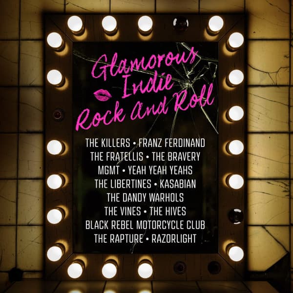 Album Cover Art for Glamorous Indie Rock And Roll