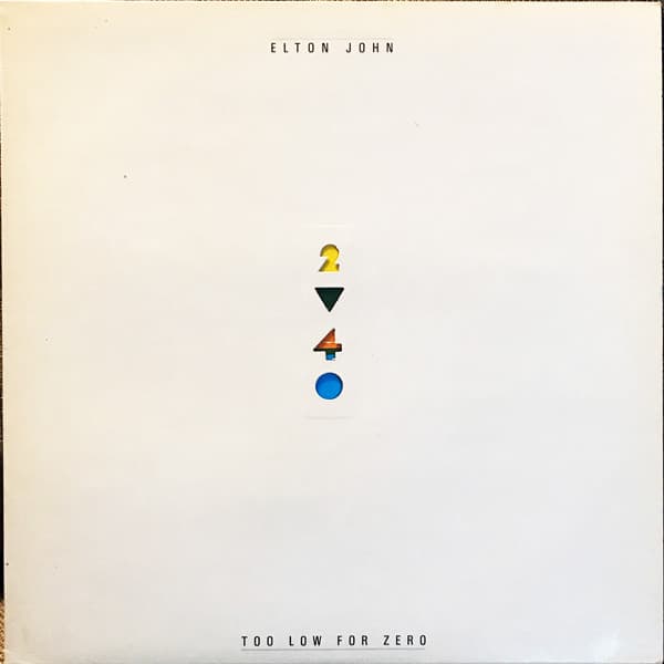 Album Cover Art for Too Low For Zero