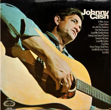 Album Cover Art for Hymns By Johnny Cash