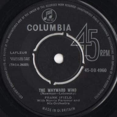 Album Cover Art for The Wayward Wind