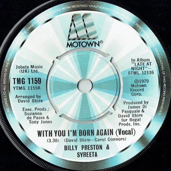 Album Cover Art for With You I'm Born Again (Vocal)