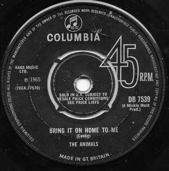 Album Cover Art for Bring It On Home To Me