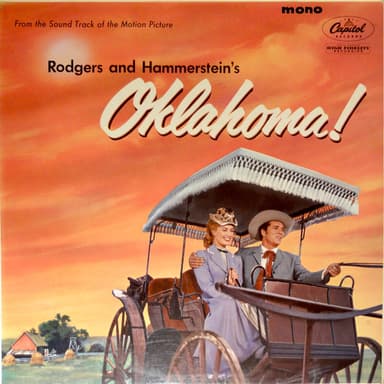 Album Cover Art for Oklahoma!
