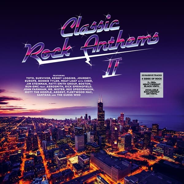 Album Cover Art for Classic Rock Anthems II