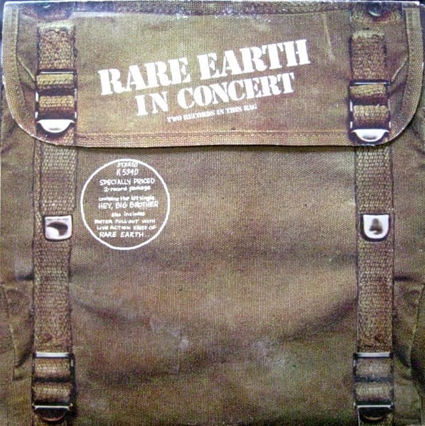 Album Cover Art for Rare Earth In Concert