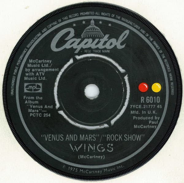 Album Cover Art for Venus And Mars / Rock Show