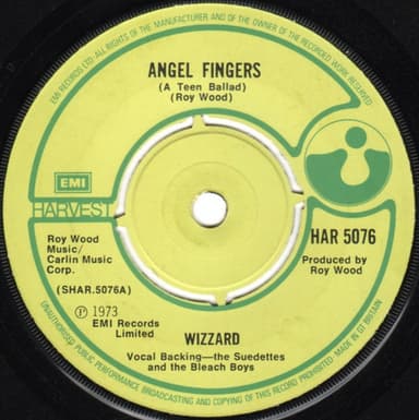 Album Cover Art for Angel Fingers (A Teen Ballad)