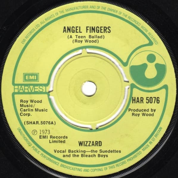 Album Cover Art for Angel Fingers (A Teen Ballad)