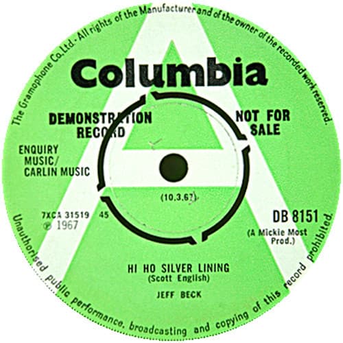 Album Cover Art for Hi Ho Silver Lining