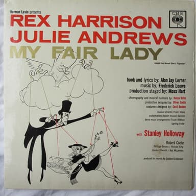 Album Cover Art for My Fair Lady - Original Cast, Recorded In London