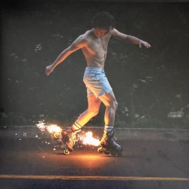 Album Cover Art for Fireworks & Rollerblades