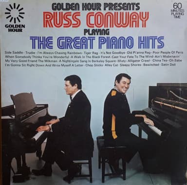 Album Cover Art for Golden Hour Presents Russ Conway Playing The Great Piano Hits