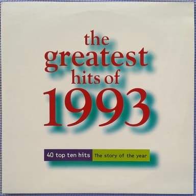 Album Cover Art for The Greatest Hits Of 1993