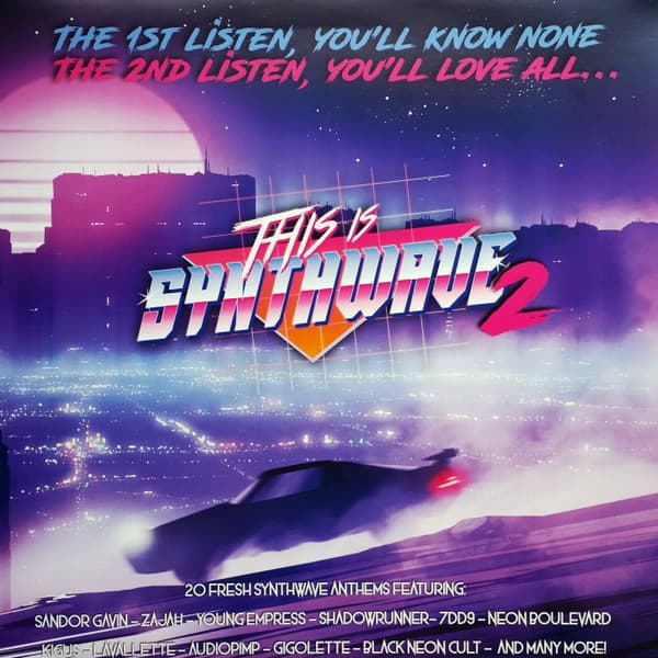 Album Cover Art for This Is Synthwave 2