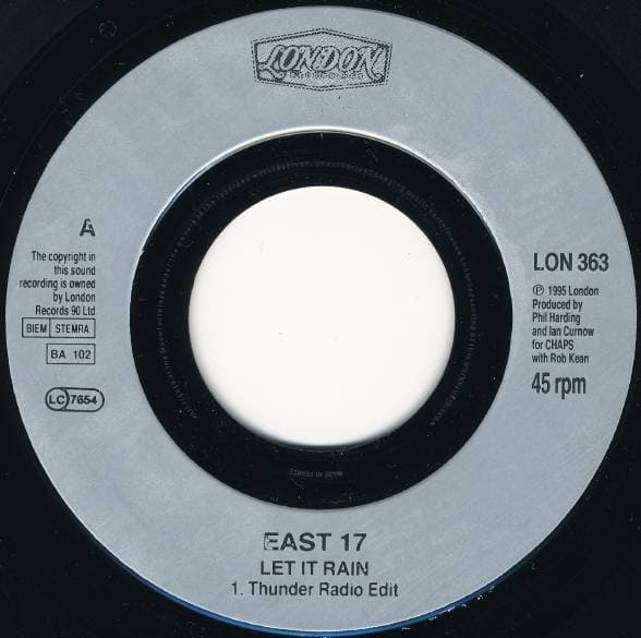 Album Cover Art for Let It Rain