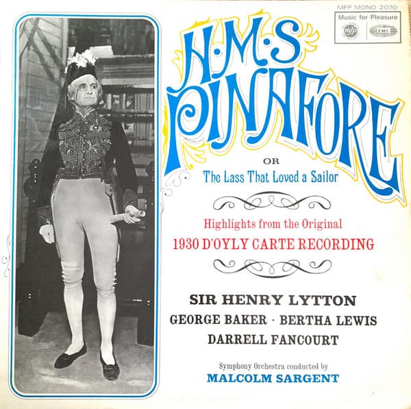 Album Cover Art for H.M.S Pinafore