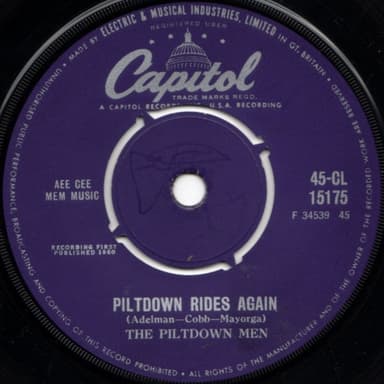 Album Cover Art for Piltdown Rides Again