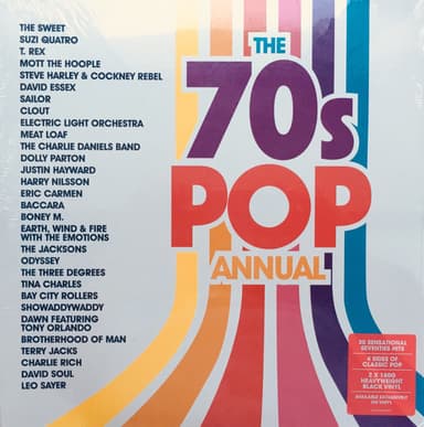 Album Cover Art for The 70s Pop Annual