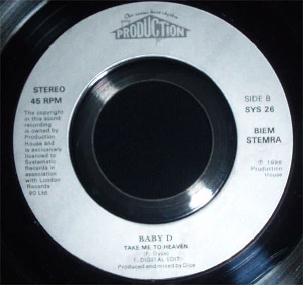 Album Cover Art for Take Me To Heaven