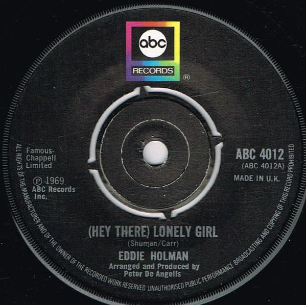 Album Cover Art for (Hey There) Lonely Girl