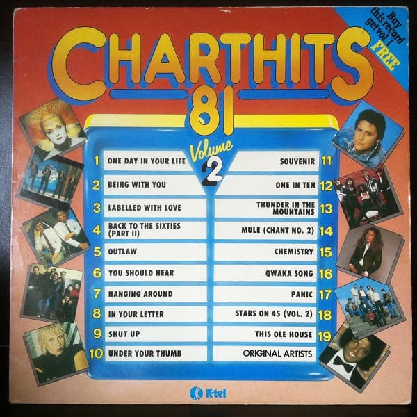 Album Cover Art for Chart Hits 81 Volume 2