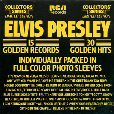 Album Cover Art for 15 Golden Records 30 Golden Hits