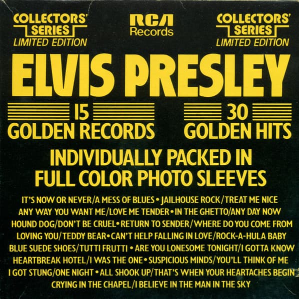 Album Cover Art for 15 Golden Records 30 Golden Hits