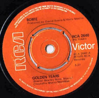 Album Cover Art for Golden Years