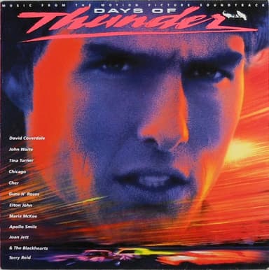Album Cover Art for Days Of Thunder (Music From The Motion Picture Soundtrack)