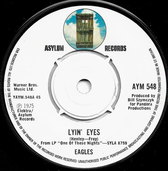 Album Cover Art for Lyin' Eyes / James Dean