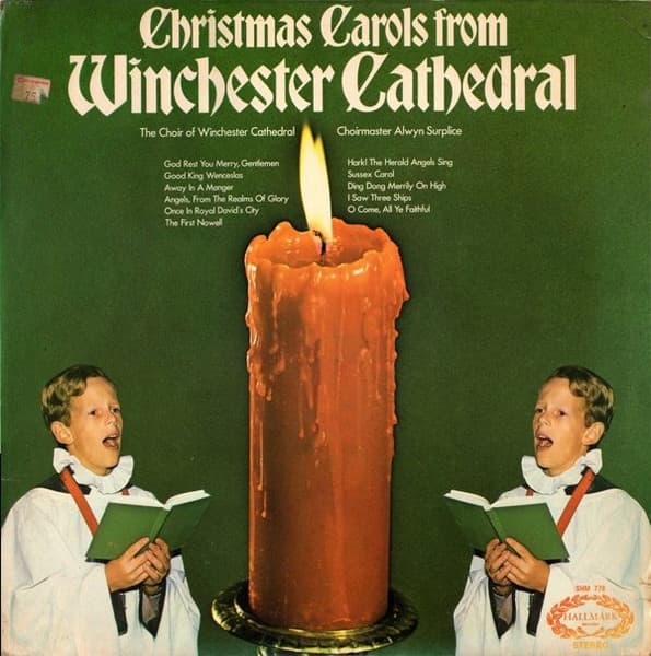 Album Cover Art for Christmas Carols From Winchester Cathedral