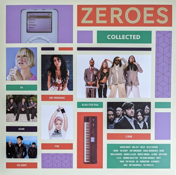 Album Cover Art for Zeroes Collected