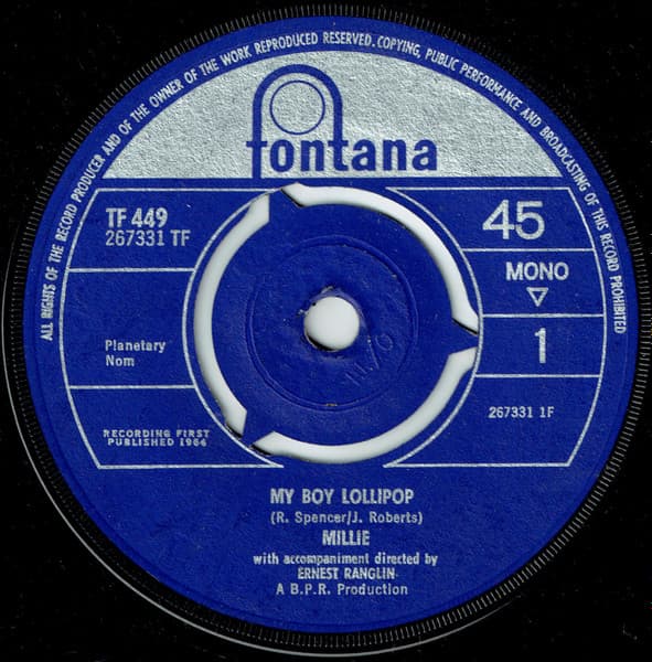 Album Cover Art for My Boy Lollipop