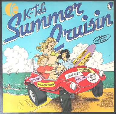 Album Cover Art for K-Tel's Summer Cruisin'