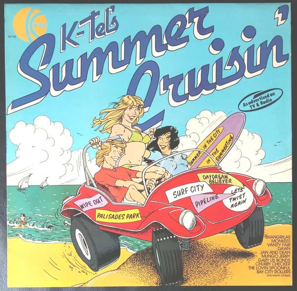 Album Cover Art for K-Tel's Summer Cruisin'