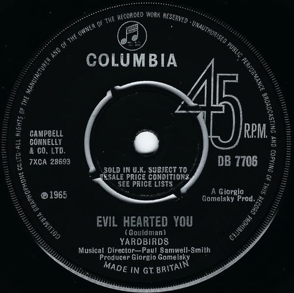Album Cover Art for Evil Hearted You