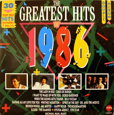 Album Cover Art for The Greatest Hits Of 1986